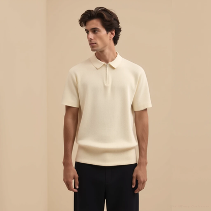 Marbella Zip-Up Polo