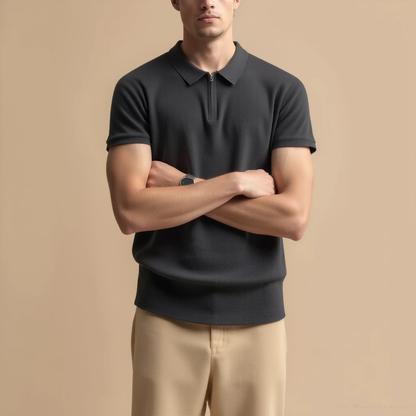 Marbella Zip-Up Polo