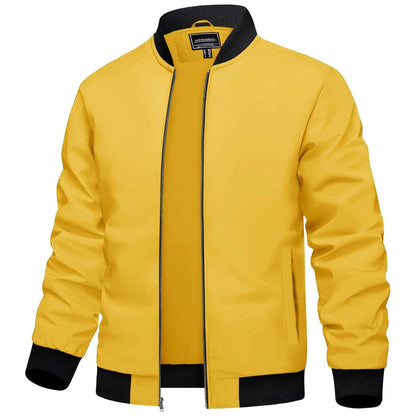 Men's Casual Lightweight Bomber Jacket