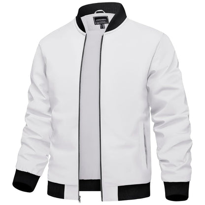 Men's Casual Lightweight Bomber Jacket