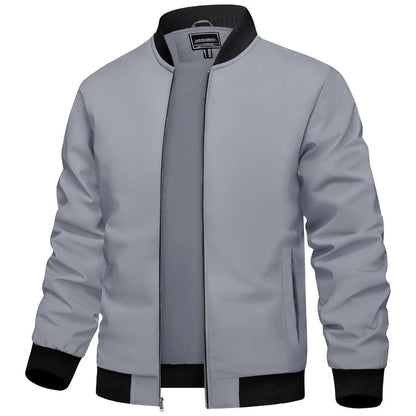 Men's Casual Lightweight Bomber Jacket