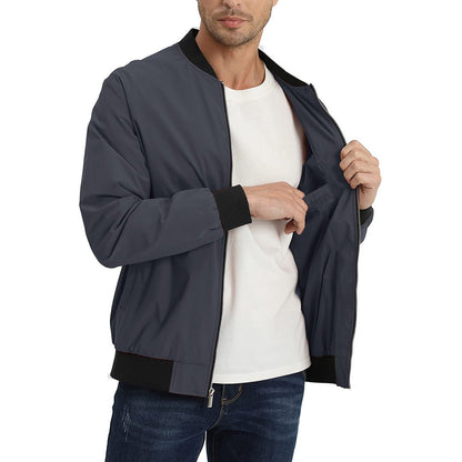 Men's Casual Lightweight Bomber Jacket