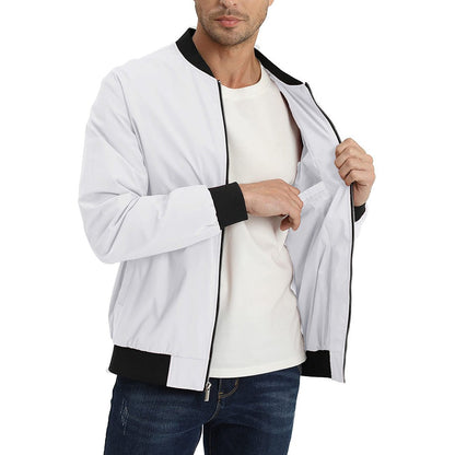 Men's Casual Lightweight Bomber Jacket