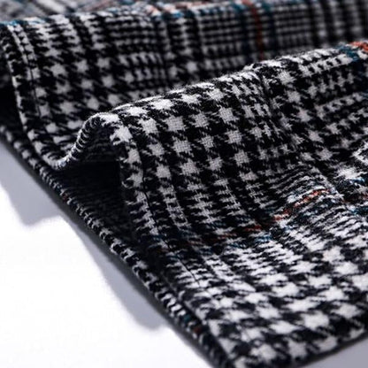 Checked jacket for men