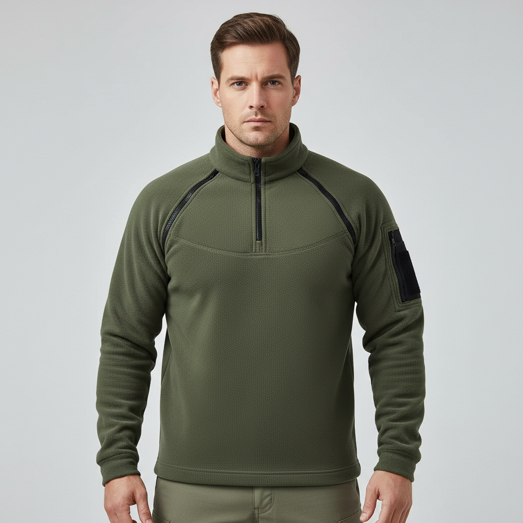 Military Tactical Army Sweater – Durable Men’s Pullover with Utility Design