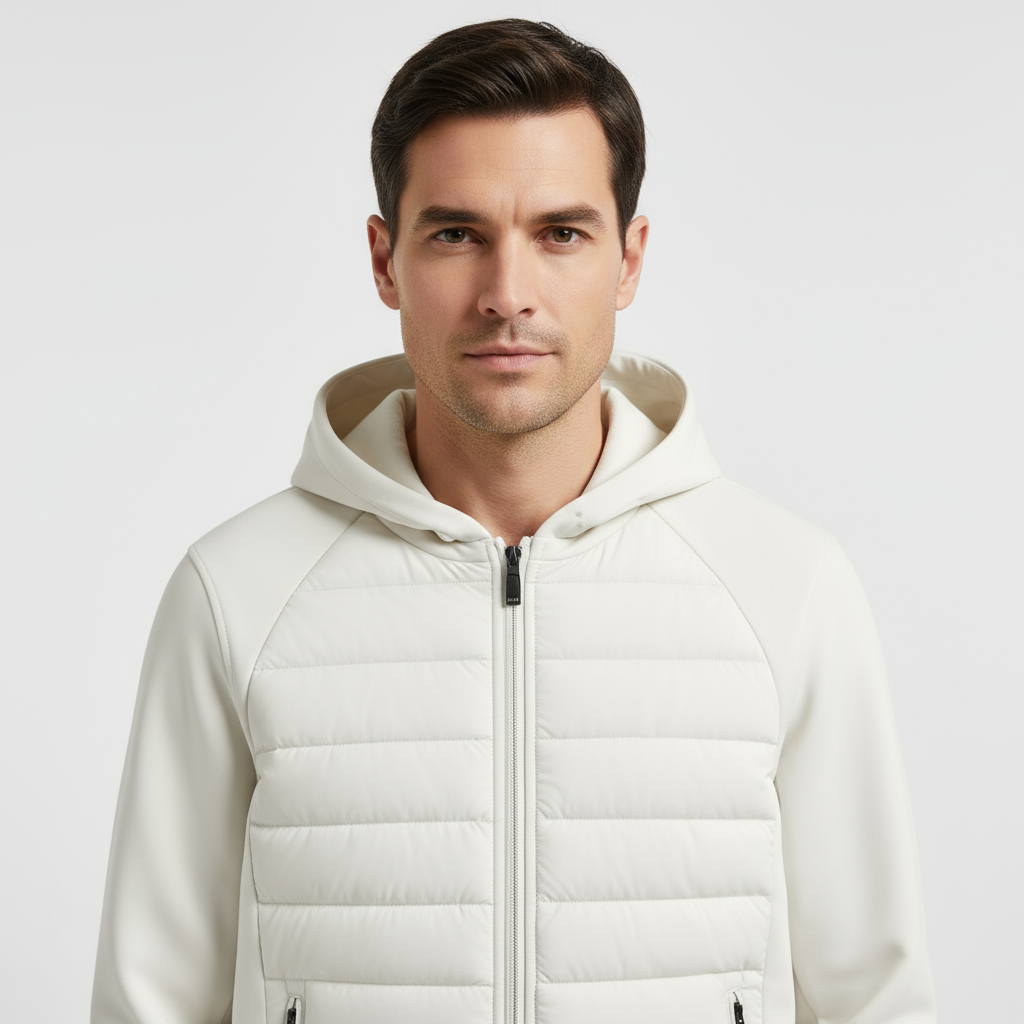 Men’s White Vest Jacket – Classic Cut & Timeless Elegance