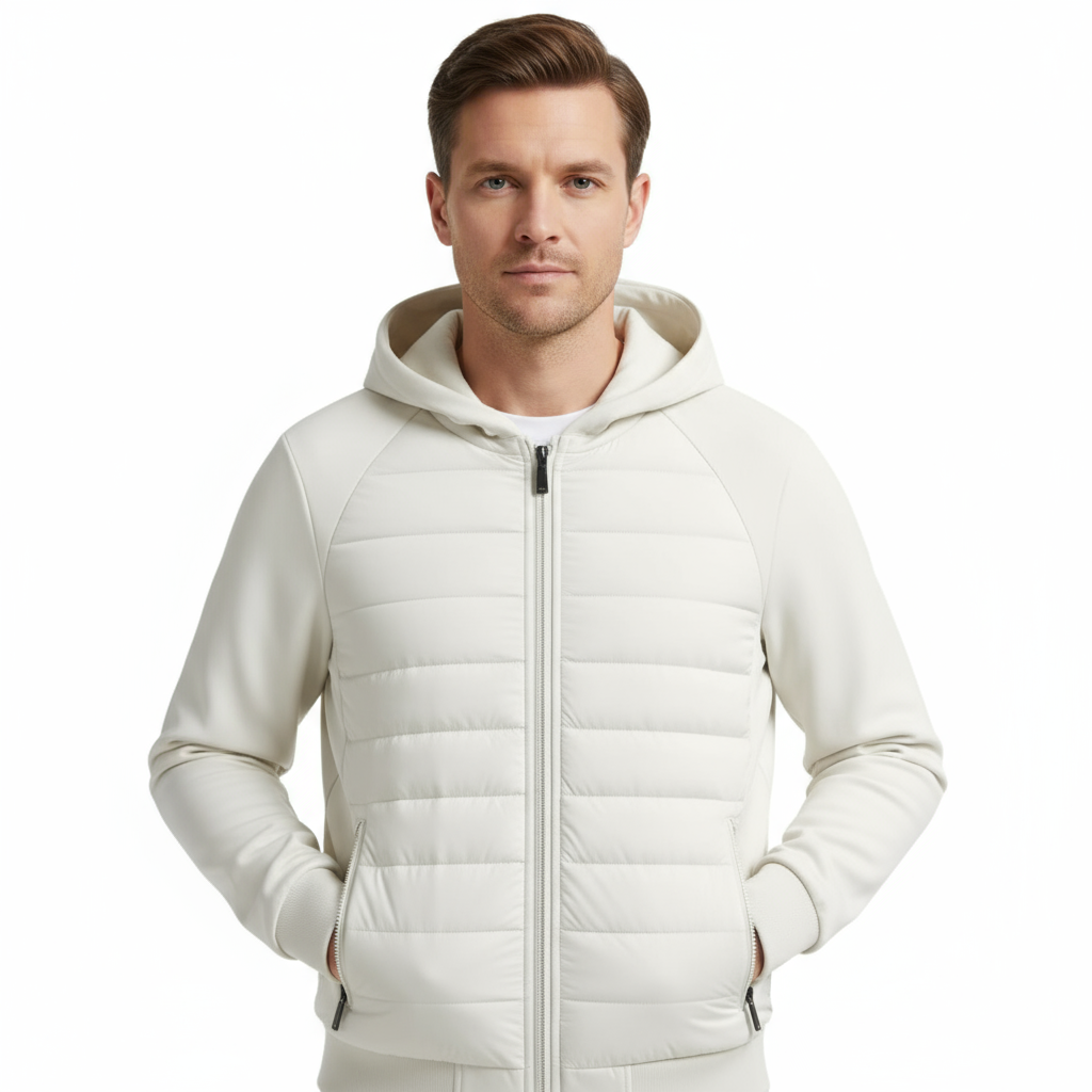 Men’s White Vest Jacket – Classic Cut & Timeless Elegance