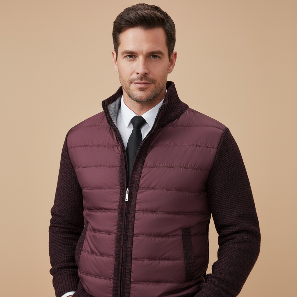 Hugo Men’s Quilted Zip Jacket Vest – Lightweight Padded Outerwear