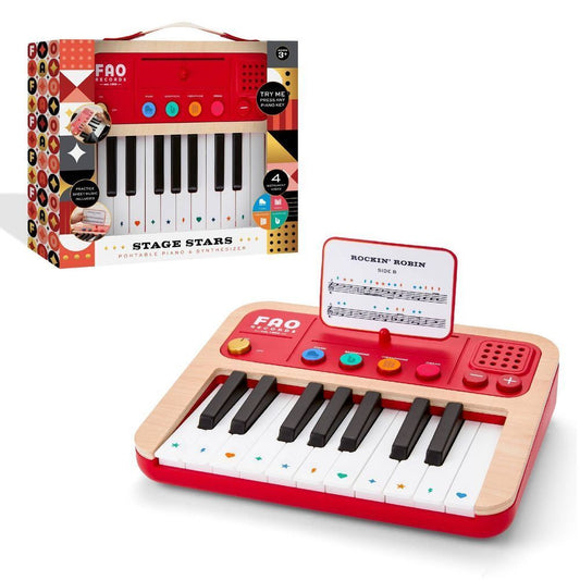 FAO Schwarz Portable Piano and Synthesizer for Kids