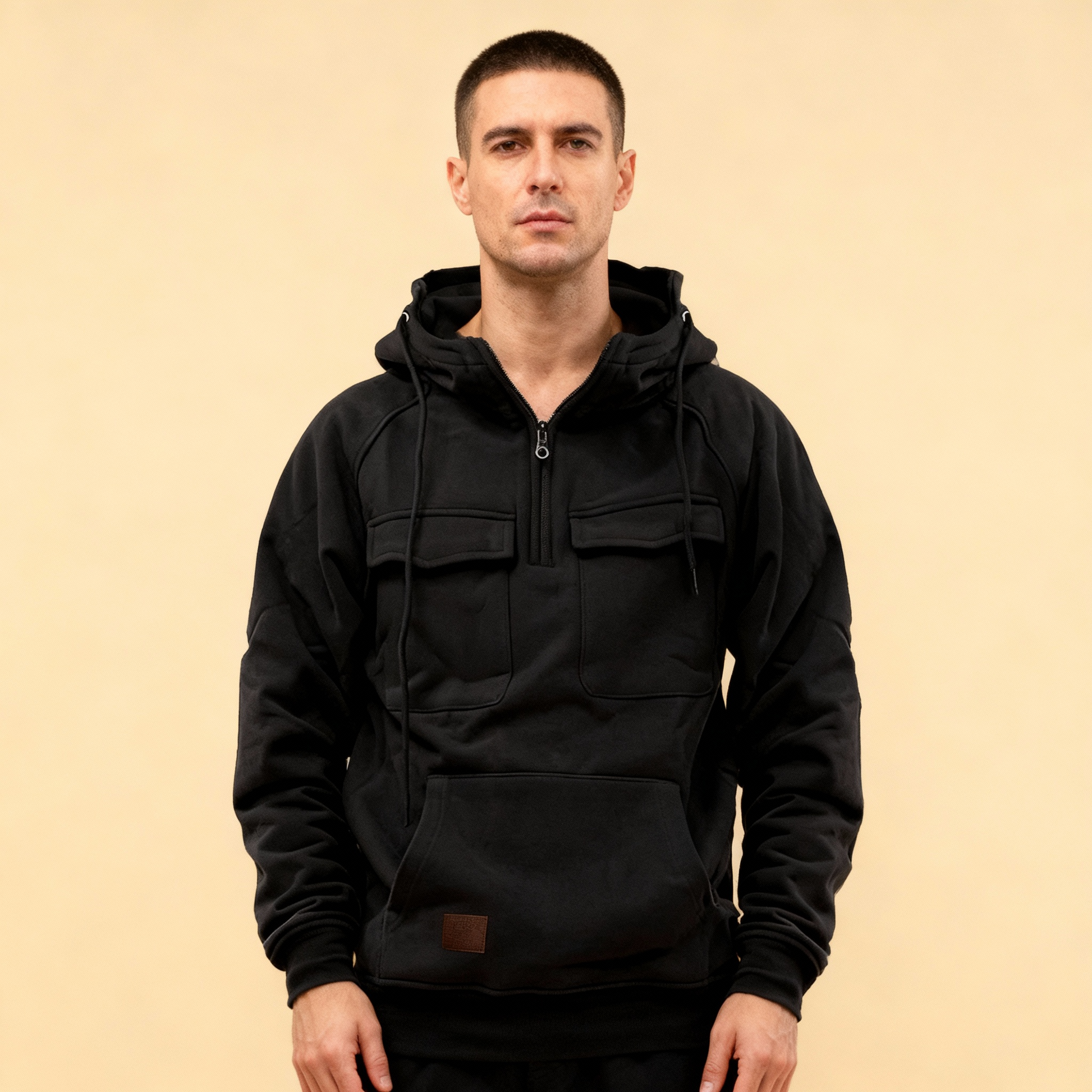Men’s Premium Winter Hoodie – Warm Fleece-Lined Pullover for Cold Weather