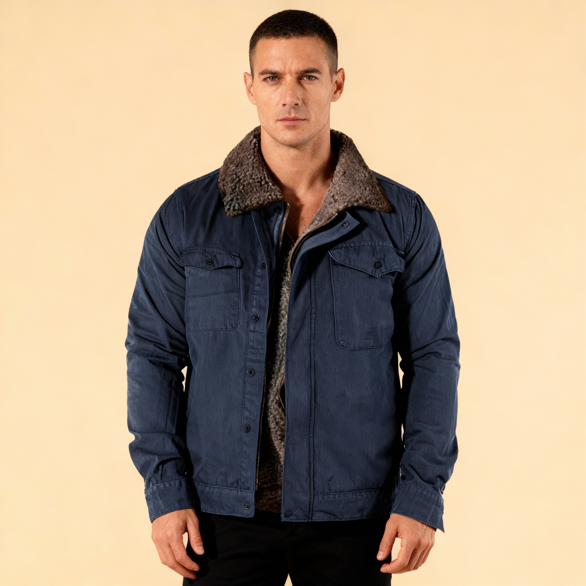Thomas Men’s Padded Winter Jacket – Warm Quilted Comfort Coat