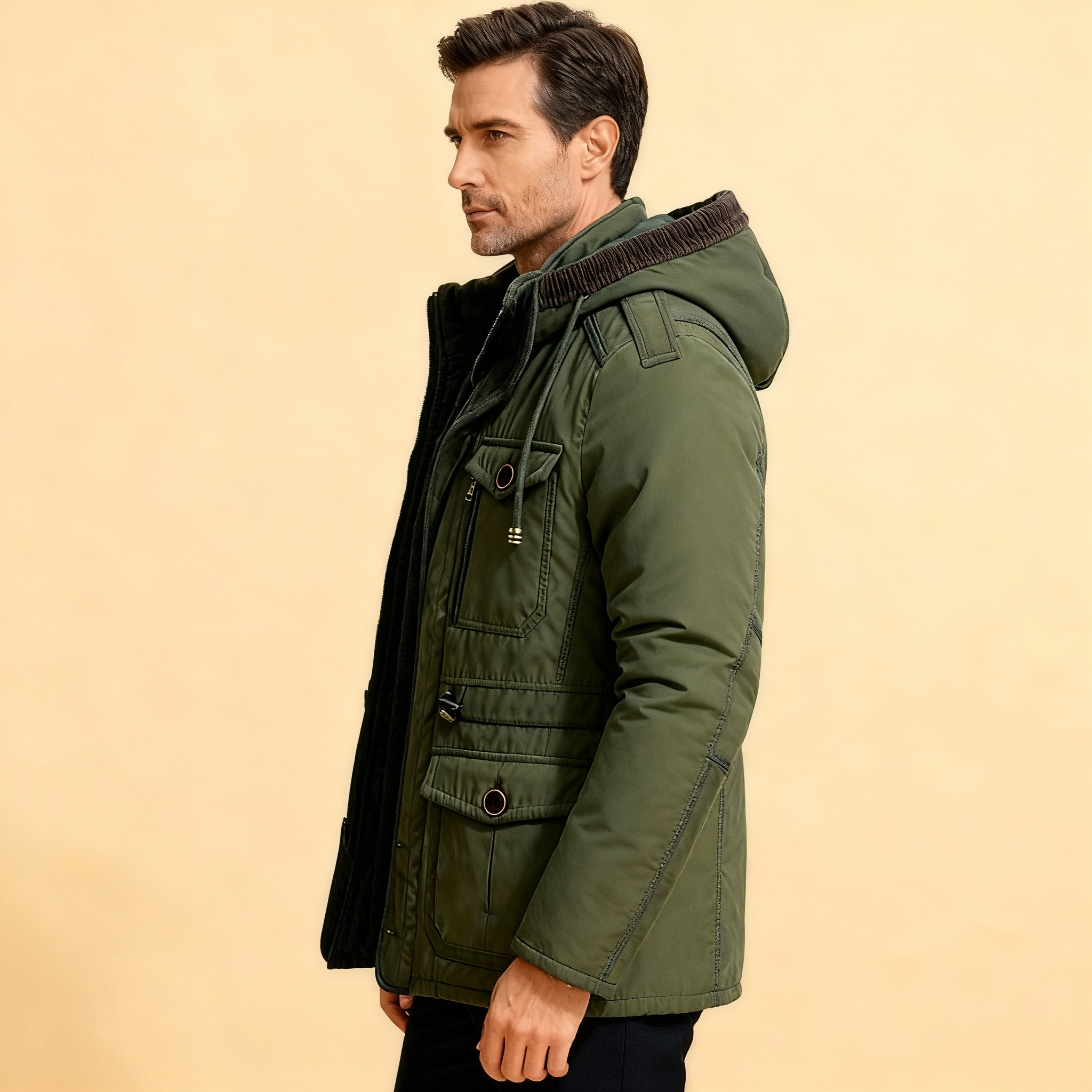 Daro Men’s Winter Jacket – Warm Waterproof Padded Coat | Stylish Insulated Outerwear