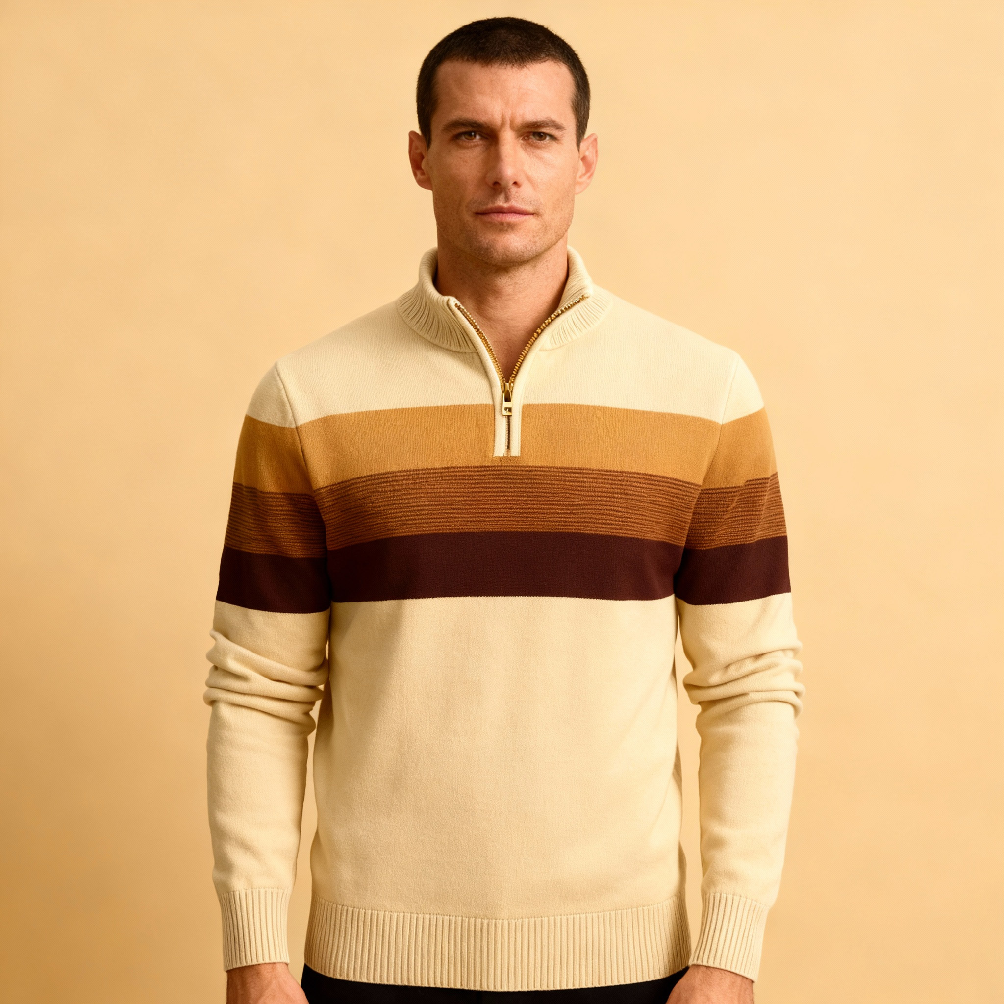 Bradford Quarter-Zip Pullover – Men’s Soft Knit Mid-Layer | Modern Everyday Comfort