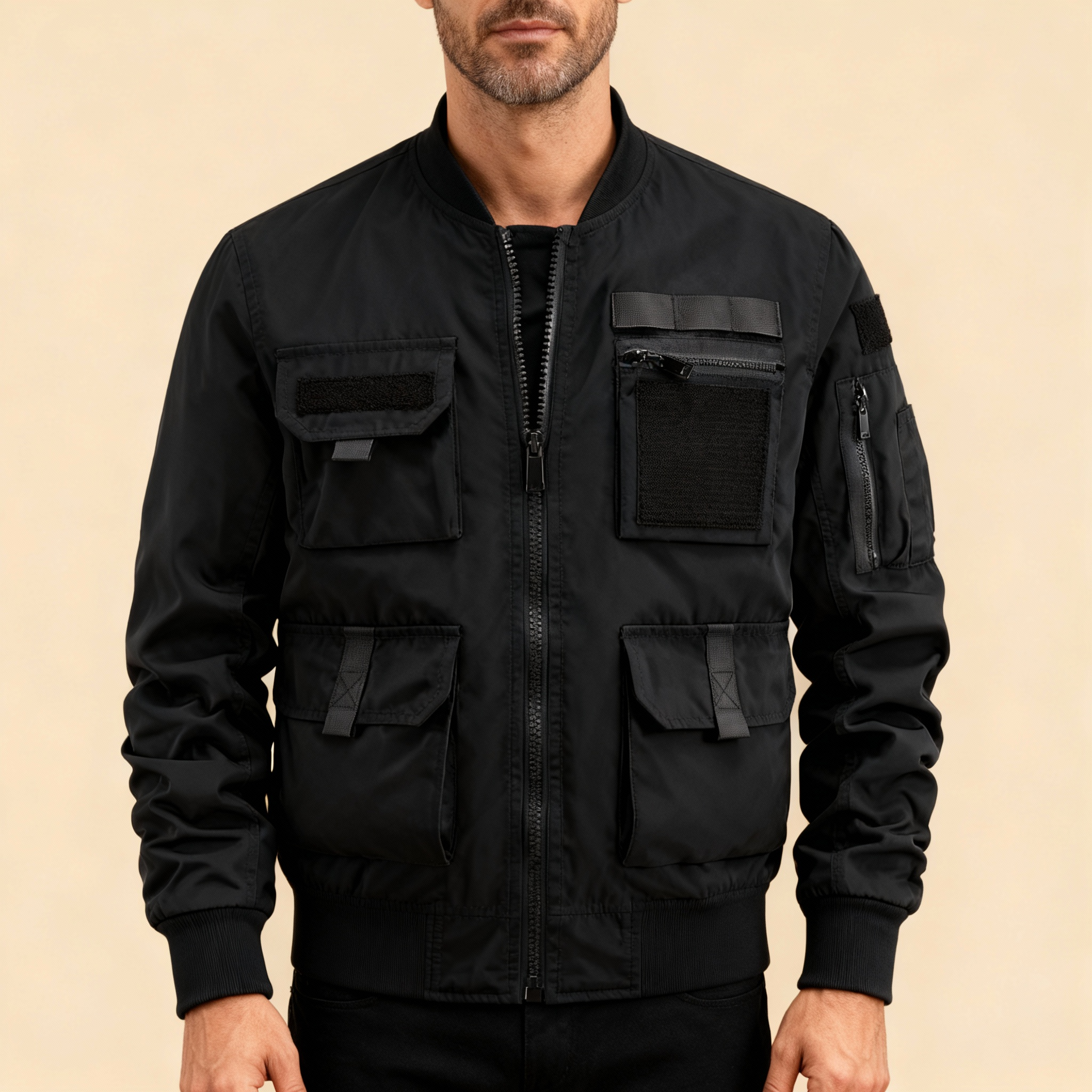 Venture Men’s Multi-Pocket Jacket – Utility Outdoor Shell | Durable Everyday Explorer