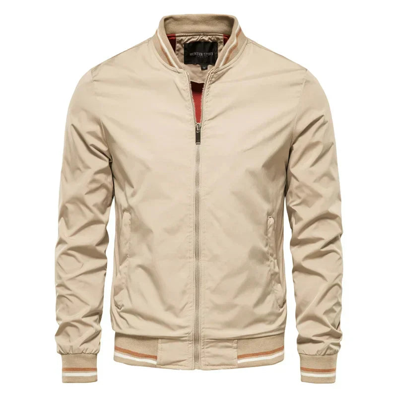 Men’s Bomber Jacket – Lightweight Fabric, Stylish Casual Wear