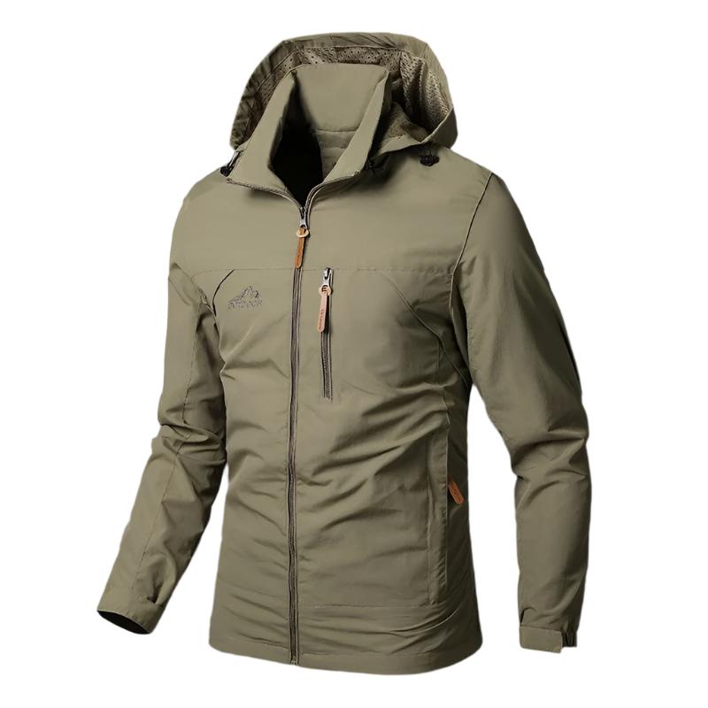 Men’s Waterproof & Windproof Jacket – Weather-Resistant Outdoor Shell