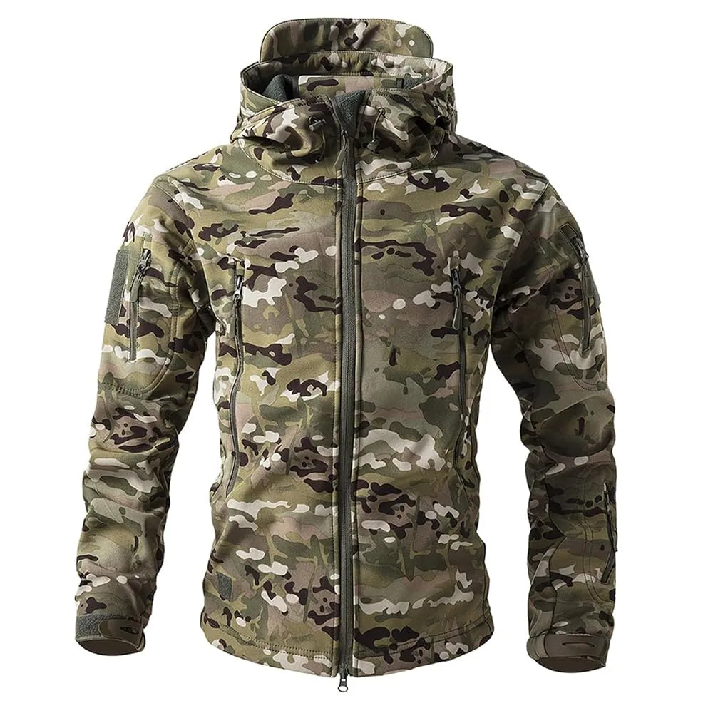 Men’s Tactical Softshell Jacket – Weatherproof & Durable Design