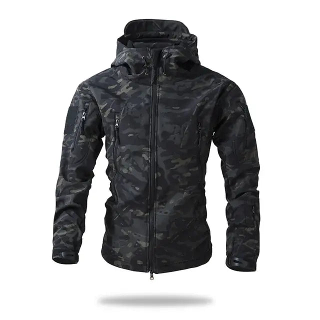 Men’s Tactical Softshell Jacket – Weatherproof & Durable Design