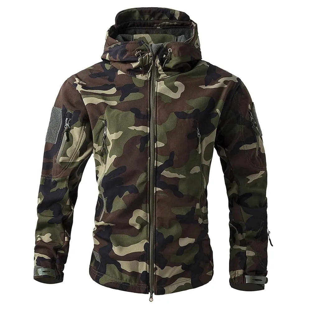 Men’s Tactical Softshell Jacket – Weatherproof & Durable Design