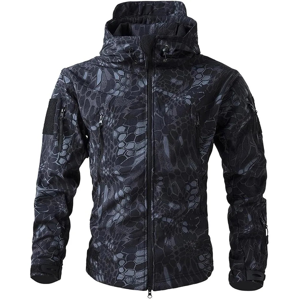 Men’s Tactical Softshell Jacket – Weatherproof & Durable Design