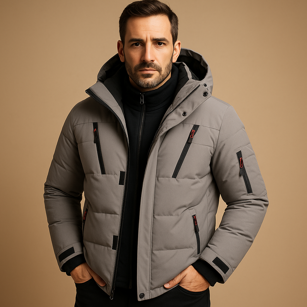 Men’s Waterproof Winter Jacket – Warm Insulated Coat | Durable Cold-Weather Protection