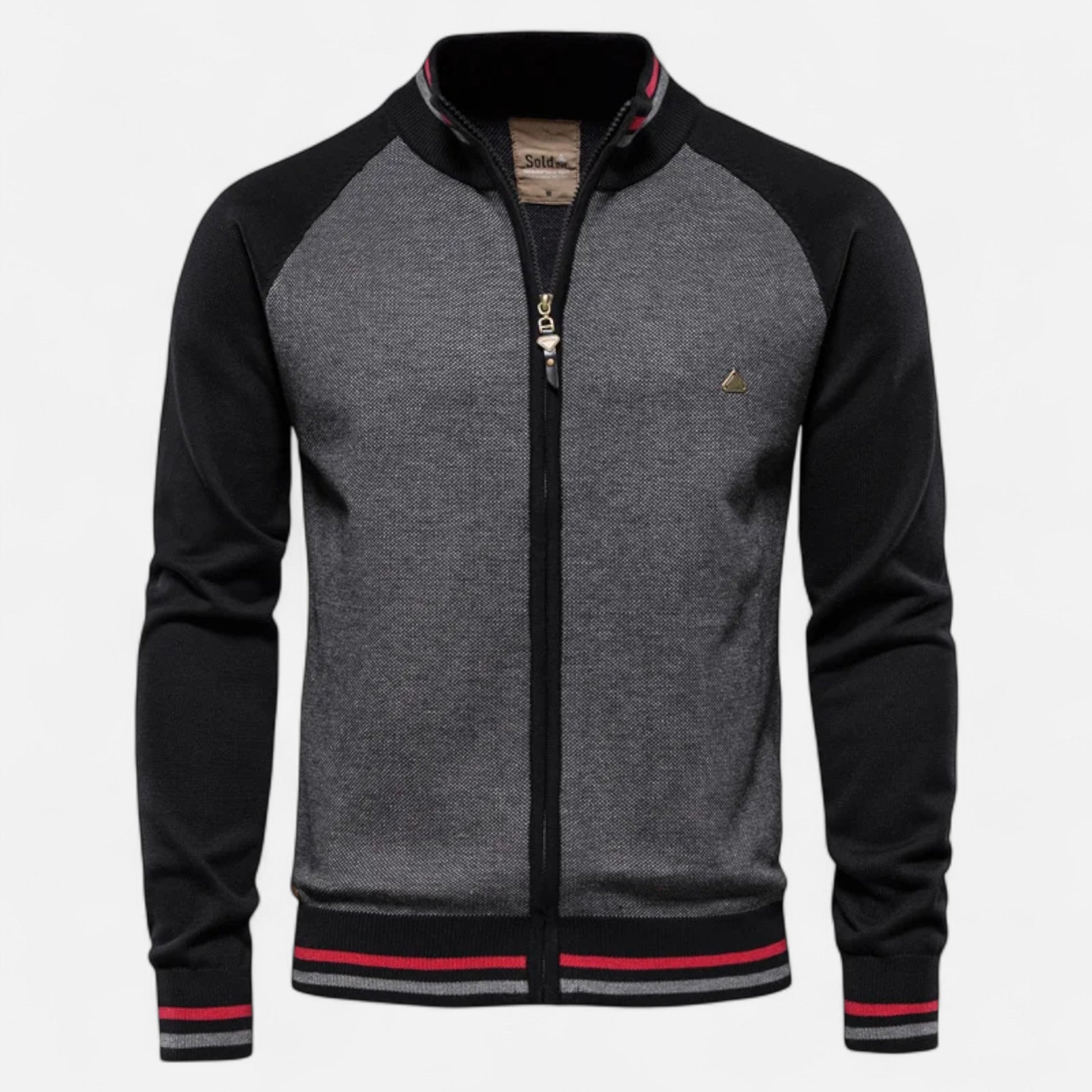 Men’s Zipped Sweater – Heritage Cotton Knit