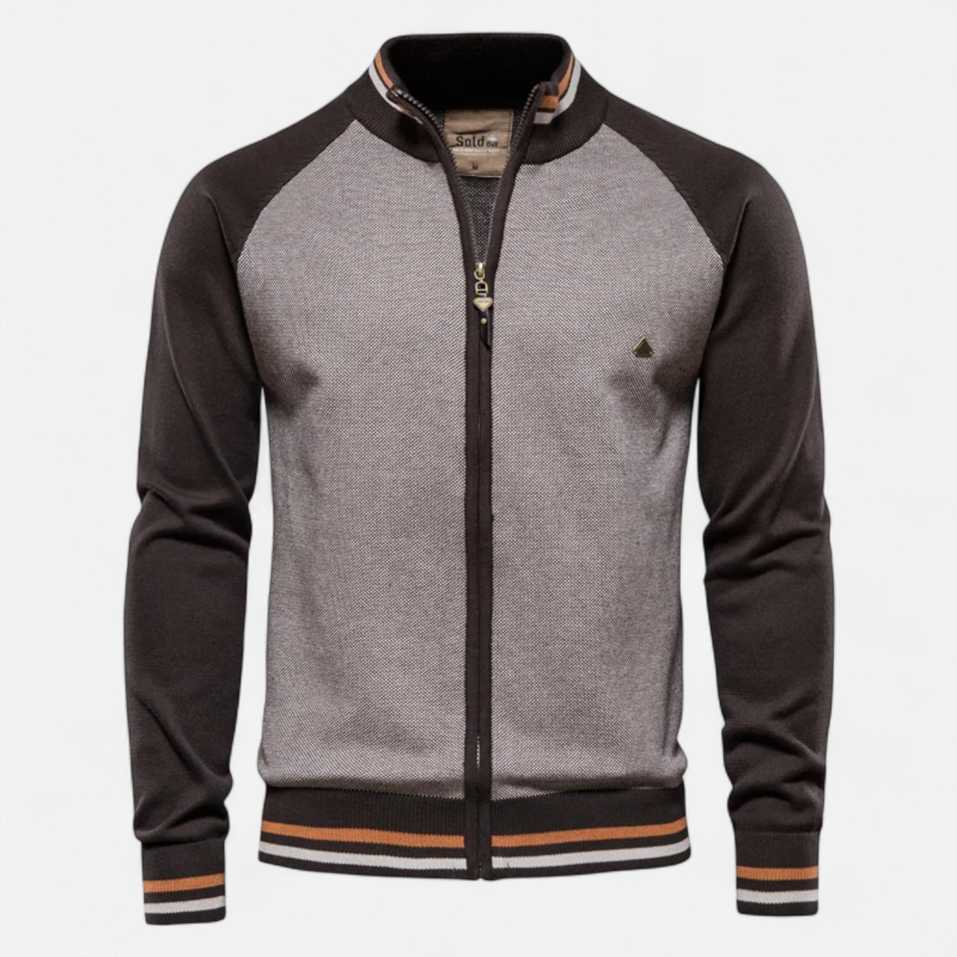 Men’s Zipped Sweater – Heritage Cotton Knit