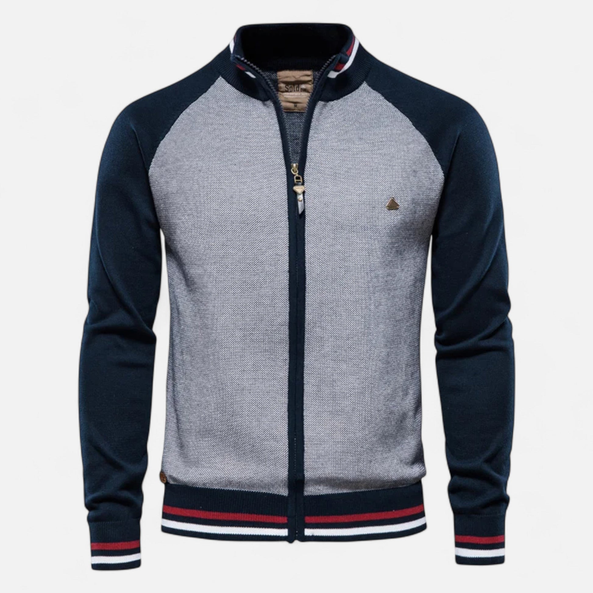 Men’s Zipped Sweater – Heritage Cotton Knit