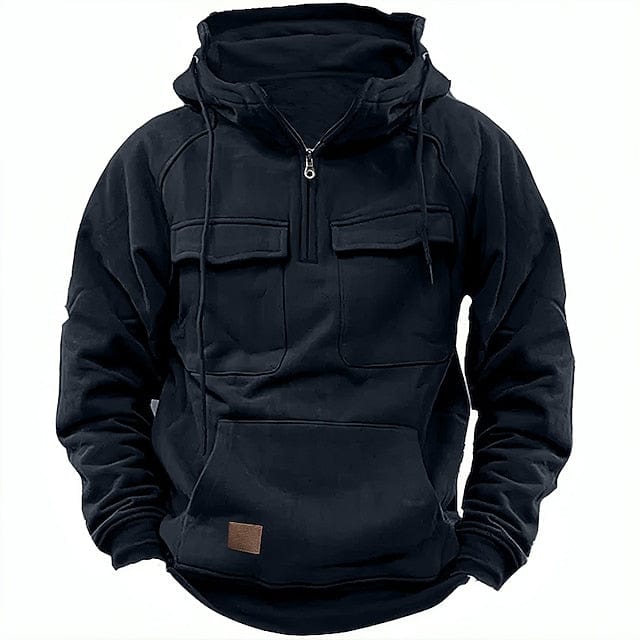 Men’s Premium Winter Hoodie – Warm Fleece-Lined Pullover for Cold Weather