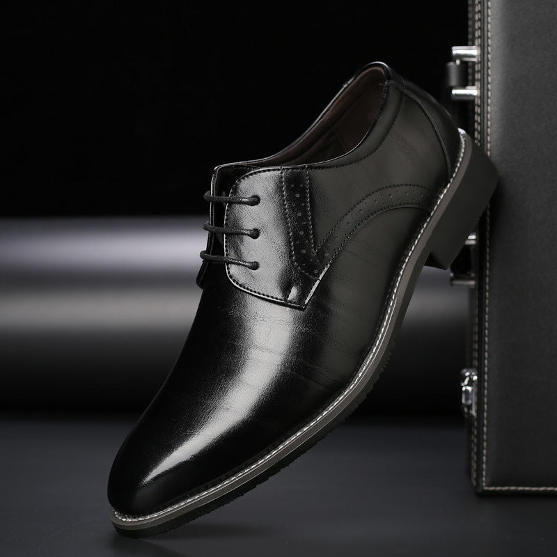 Lilal Men’s Shoes – Leather Derby with Comfortable Orthopedic Support and Lightweight